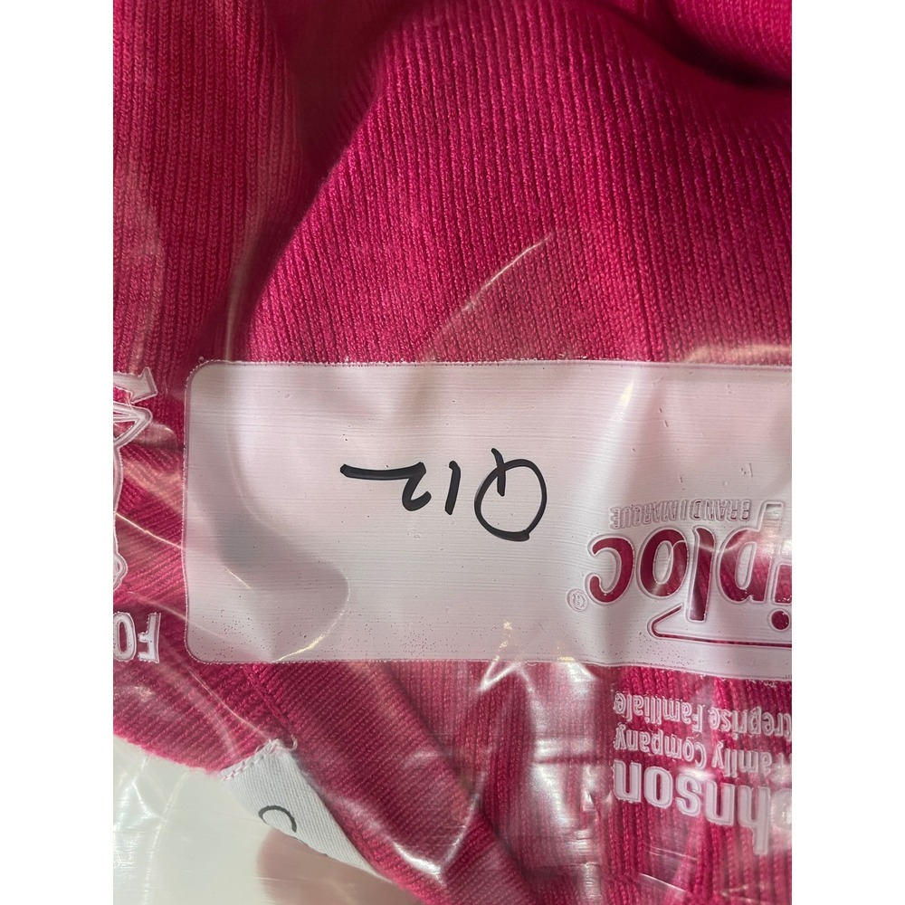 Calvin Klein Womens Hot Pink Twisted Front Long Sleeve Knit Top Size Large - Picture 7 of 7